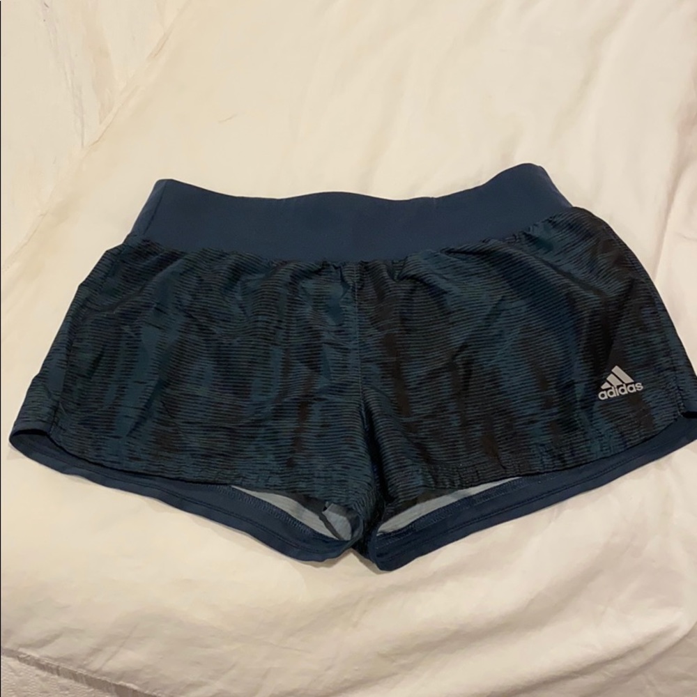 Adidas Black and Blue shorts